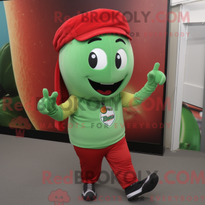 Mascot character of a Red...