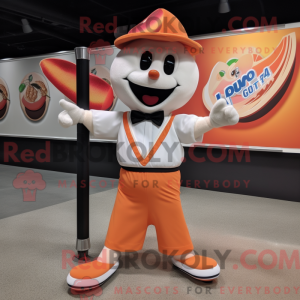 Mascot character of a Peach...