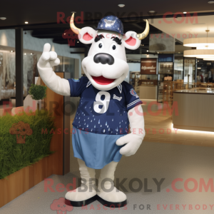 Mascot character of a Navy...