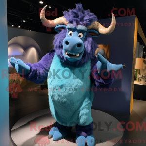 Mascot character of a Blue...