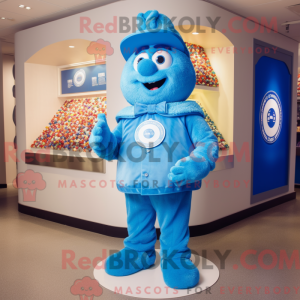 Postava maskota Blue Candy...