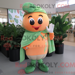 Mascot character of a Peach...