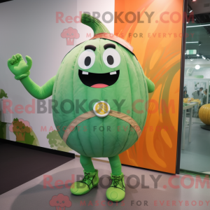 Mascot character of a Green...