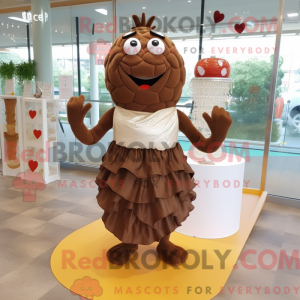 Mascottefiguur van een...