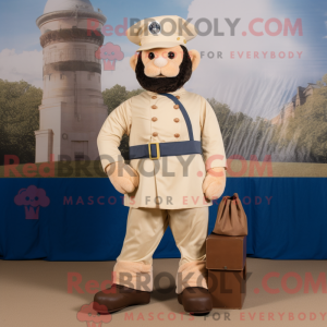 Maskot-karakter av en Cream...