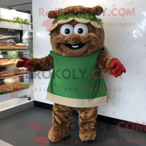 Mascottefiguur van een...
