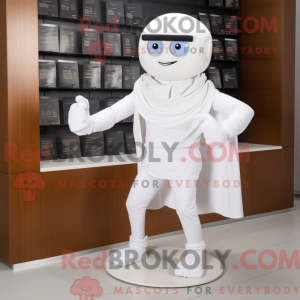 Mascot character of a White...