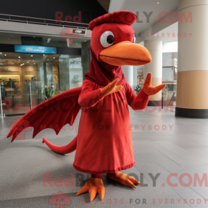 Mascot character of a Red...