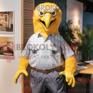 Mascottekarakter van een...