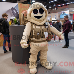 Mascot character of a Cream...