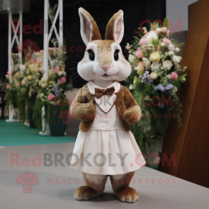 Brown Wild Rabbit mascotte...