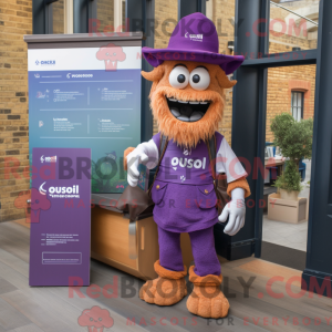 Mascottekarakter van een...