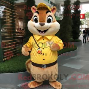 Mascot karakter van een...