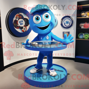 Postava maskota Blue Plate...