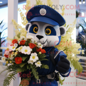 Mascot character of a Navy...