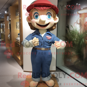 Mascot karakter van een...