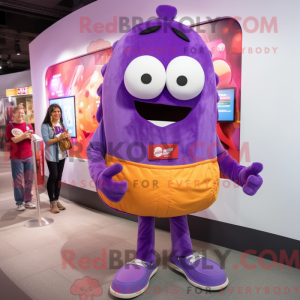 Postava maskota Purple...
