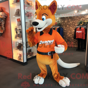 Maskot-karakter av en...