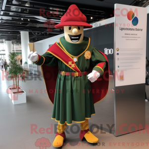 Maskot-karakter av en Olive...
