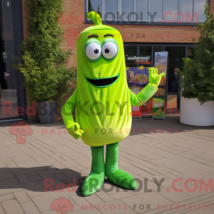 Mascot character of a Lime...