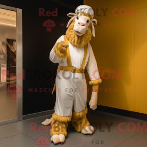 Maskottchen einer goldenen...