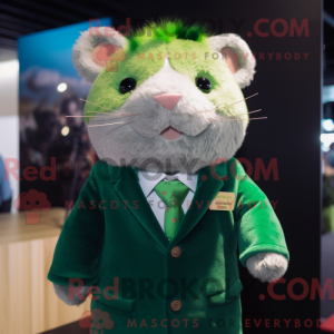 Mascot character of a Green...