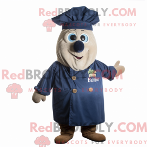 Mascot character of a Navy...