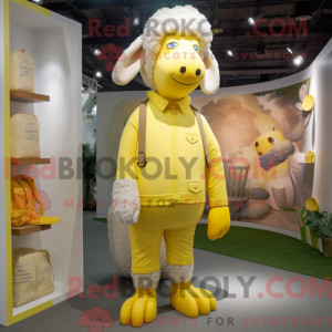Mascottefiguur van een...