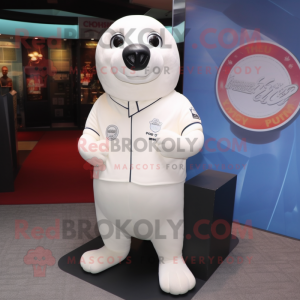 White Seal mascotte kostuum...