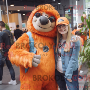 Mascottefiguur van een...