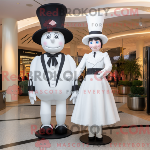 Mascot character of a White...