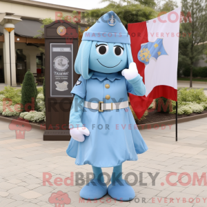 Mascot character of a Sky...