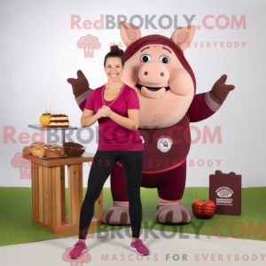 Maskot karakter af en...