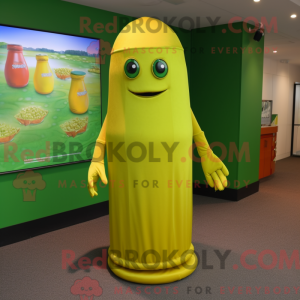 Mascot character of a Lime...