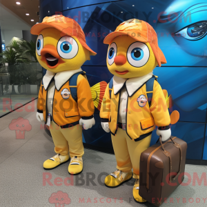 Mascottefiguur van een...