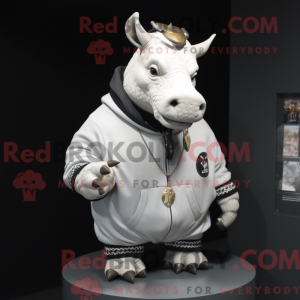 Mascot character of a White...