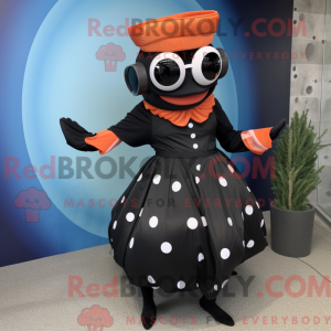 Mascot character of a Black...