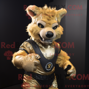 Mascot character of a Gold...