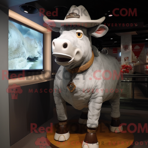 Mascot character of a Gray...