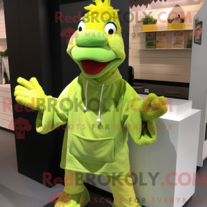 Mascot karakter van een...