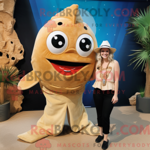 Mascot karakter van een Tan...