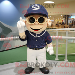 Mascot character of a Navy...