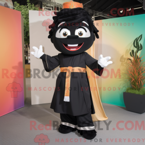 Maskot karakter af en Black...