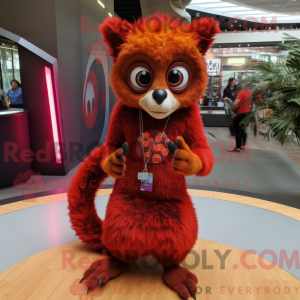 Mascot character of a Red...