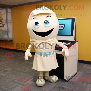 Mascot character of a Cream...