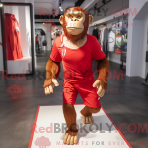 Mascot character of a Red...