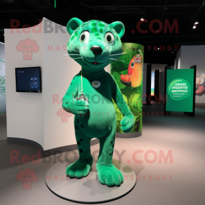 Green Panther mascotte...