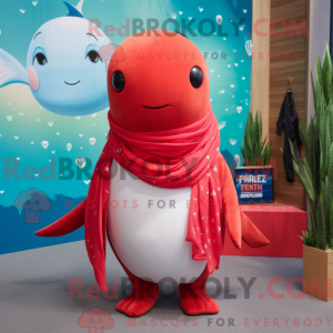 Mascot character of a Red...