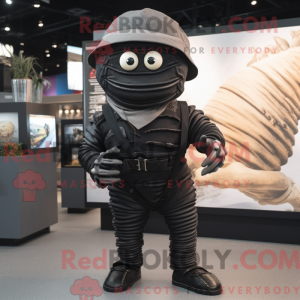 Mascot character of a Black...