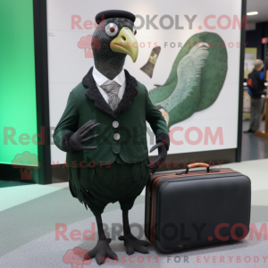 Mascot character of a Green...